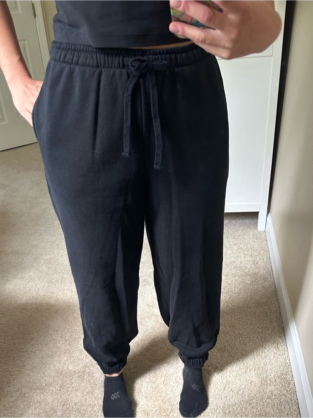 American Eagle Black Sweatpants